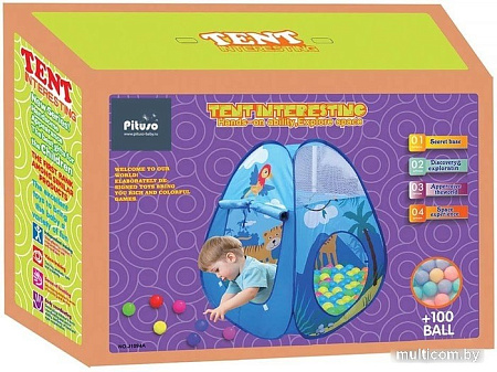 Игровая палатка Pituso Африка + 100 шаров J1094А