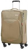 Чемодан-спиннер American Tourister Summerfunk Beige 67 см (4 колеса)