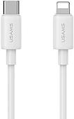 Кабель Usams SJ712 USB Type-C - Lightning (1 м, белый)