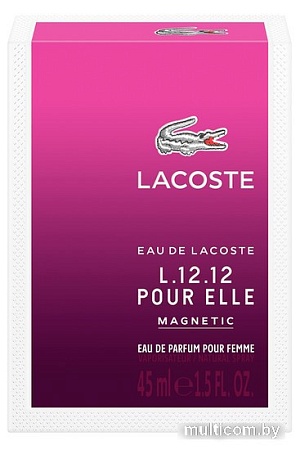 Lacoste L.12.12 Magnetic Pour Elle EdP (45 мл)