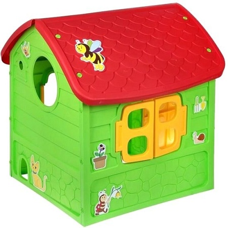 Игровой домик Dohany Деревенский 5075 (красный/зеленый)