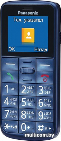 Мобильный телефон Panasonic KX-TU110RU (синий)