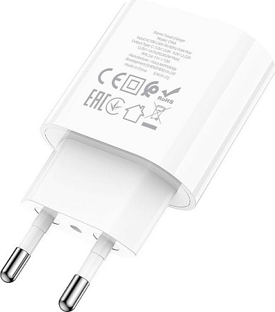 Сетевое зарядное Hoco C94A (белый)