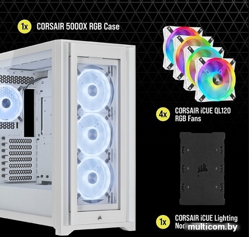 Корпус Corsair iCUE 5000X RGB QL Edition CC-9011233-WW