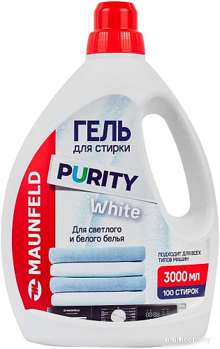 Гель для стирки MAUNFELD Purity White MWL3000PW 3 л