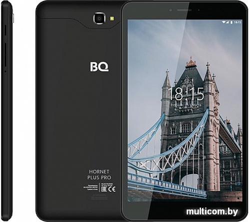 Планшет BQ-Mobile BQ-8068L Hornet Plus Pro 16GB 4G (черный)