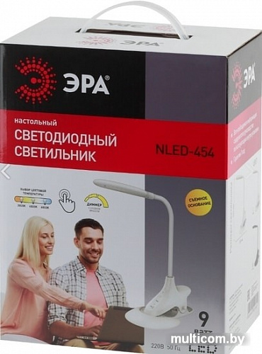 Лампа ЭРА NLED-454-9W-W
