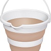 Ведро Эльфпласт Flexy 644 (белый/абрикосовый)