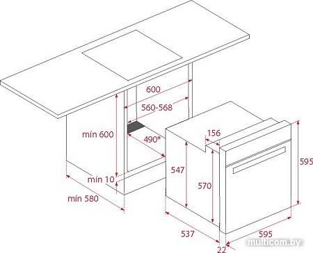 Электрический духовой шкаф KUPPERSBERG FZH 611 W