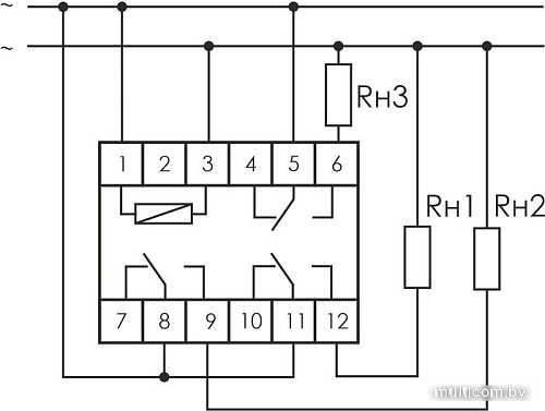 Реле промежуточное Евроавтоматика F&F PK-3P-12 EA06.001.010