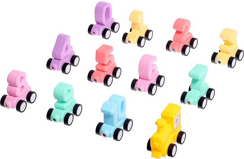 Развивающая игрушка Zabiaka Магнитный паровозик ААА-30 10063686