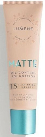 Тональный крем Lumene Matte Foundation 1.5 Fair Beige