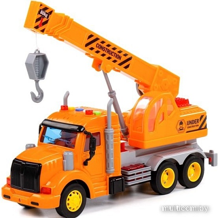 Полесье Профи Автомобиль-кран инерционный 86617