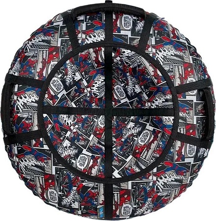 Тюбинг Hubster SnowDream Glamour S Герой 120см во8998-3 (серый)