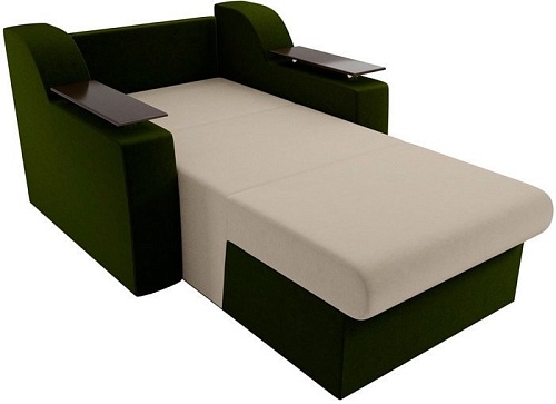 Кресло Лига диванов Сенатор 100689 80 см (бежевый/зеленый)