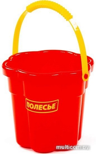 Ведерко для игры в песочнице Полесье Цветок 35431