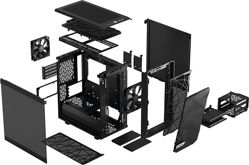 Корпус Fractal Design Meshify 2 Mini Black TG dark tint FD-C-MES2M-01