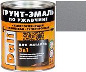 Грунт-эмаль Dali По ржавчине 3 в 1, 2 л (серебристый алюминий, RAL 9006)