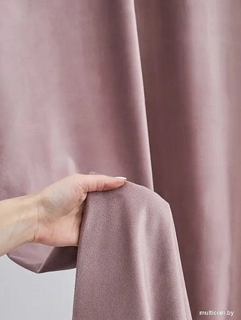Комплект штор Soft Lines Бархат 9102G-A25 (300x240, пыльная роза)