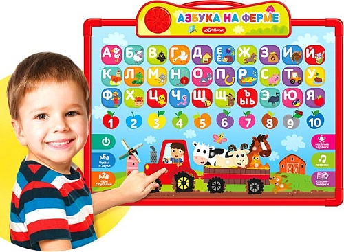 Интерактивный планшет Азбукварик Азбука на ферме 4680019286785