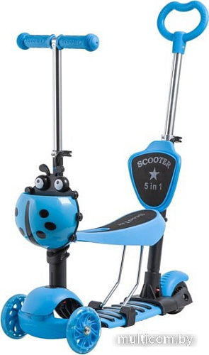 Самокат Novatrack Saddle Pro 2019 120SB.DISCOKIDS.BL9 (синий)