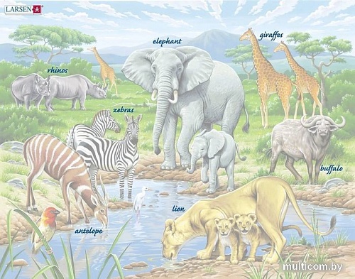 Пазл Larsen Африканская саванна FH9
