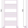 Полотенцесушитель Сунержа Богема+ прямая 1000х400 31-0220-1040