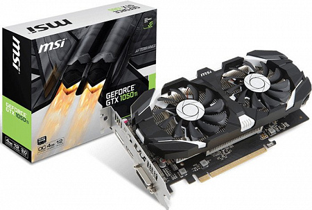 Видеокарта MSI Geforce GTX 1050 Ti OC 4GB GDDR5 [GTX 1050 TI 4GT OC]