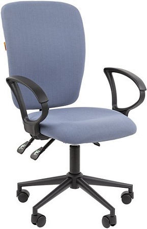 Офисное кресло CHAIRMAN 9801 Black (Т02, голубой)