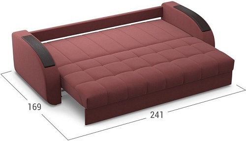 Диван Moon Trade Рио 109 002706 (пенополиуретан, бордовый)