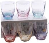 Набор стаканов для воды и напитков Bohemia Crystal Kate Optic 25186/D4882/22/300
