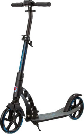 Двухколесный подростковый самокат Slider Urban Voyager SU11B (черный/синий)