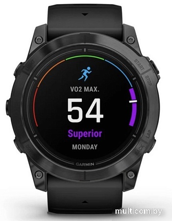 Умные часы Garmin Epix Pro Gen 2 Standard 51 мм (сланцево-серый/черный)