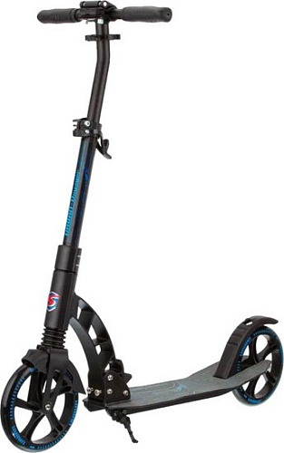 Двухколесный подростковый самокат Slider Urban Voyager SU11B (черный/синий)