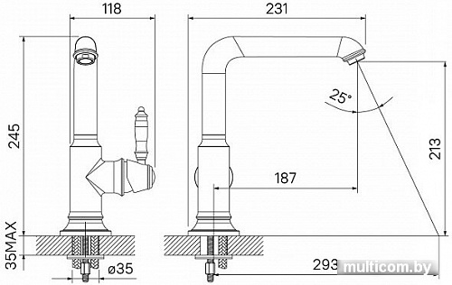 Смеситель IDDIS Loft LOFBRL0i0