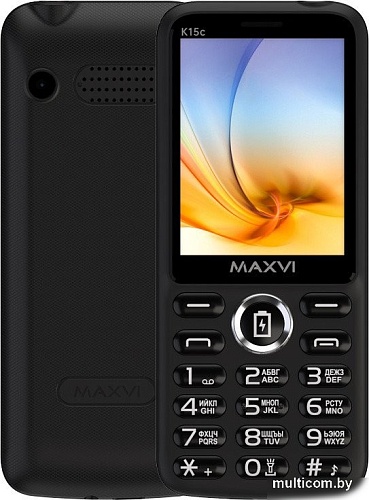 Телефон Maxvi K15c (черный)