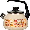 Чайник со свистком СтальЭмаль Садовая песня 4с210я