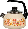 Чайник со свистком СтальЭмаль Садовая песня 4с210я