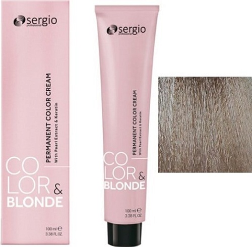 Крем-краска для волос Sergio Professional Color&Blonde 10.32 очень светлый блондин песочный