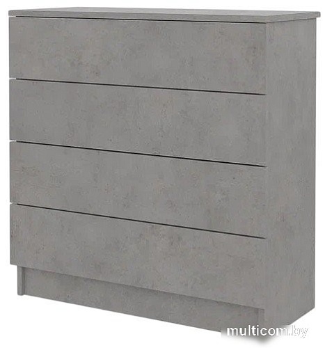 Комод Горизонт Нео 760 4 ящика (бетон)