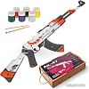 Автомат игрушечный Arma.toys Резинкострел АК-47 AT006COLOR (под покраску)