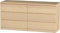 Комод Mio Tesoro Varma Prime 6D (дуб беленый)