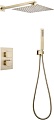 Душевая система Abber Daheim AF8251G (золото матовое)