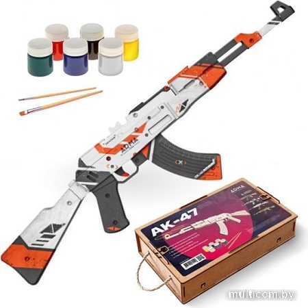 Автомат игрушечный Arma.toys Резинкострел АК-47 AT006COLOR (под покраску)