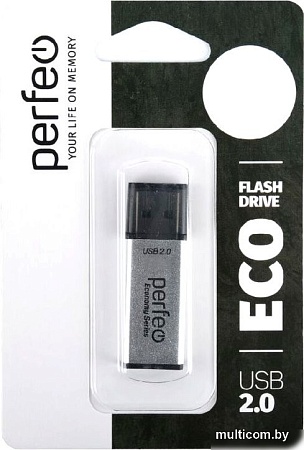 USB Flash Perfeo E03 32GB (серебристый)