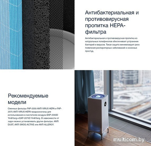 HEPA-фильтр Electrolux FAP-2075 Anti Virus Hepa