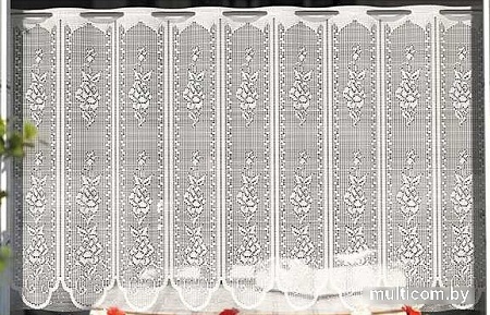 Тюль Лента С992 0.75x1.4 м (белый)