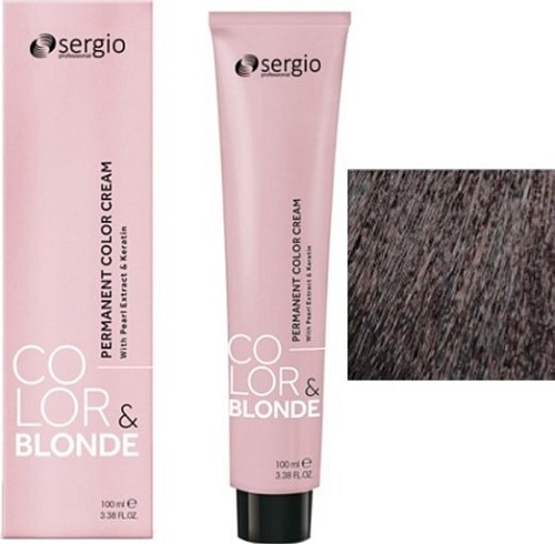 Крем-краска для волос Sergio Professional Color&Blonde 5 светло-коричневый шоколадный фондан