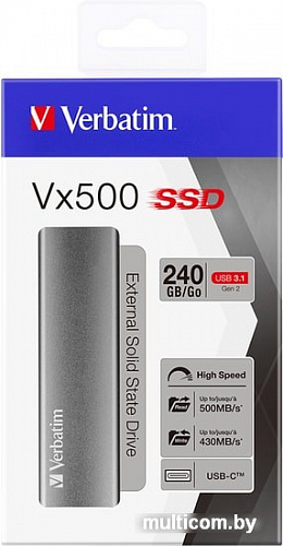 Внешний накопитель Verbatim Vx500 240GB 47442