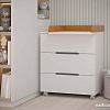Детский комод Incanto Anniken Ecco 800/3 (белый/бук)